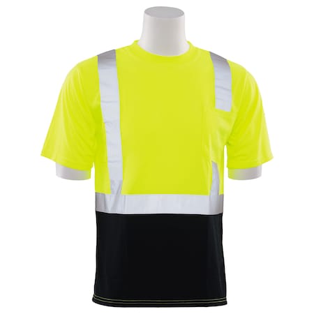 Deltaplus T-Shirt, Class 2, Hi-Viz, Lime/Black, 6X 63329